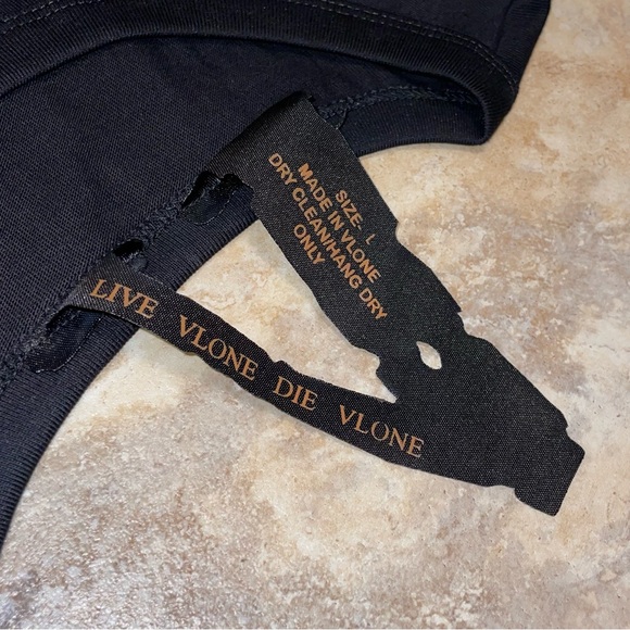 Vlone X Clot Dragon Tee Black/Red Size Large - Picture 6 of 7